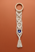 Amuleto Macramè "Occhio di Fatima" – Protezione ed Eleganza Artigianale